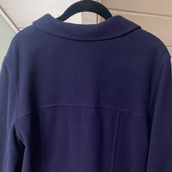 Vintage Rafaella Sport Navy Wool Jacket Shacket Size Medium - Picture 4 of 16